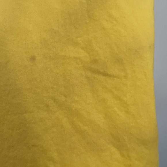 Carhartt Yellow Casual Button Down Short Sleeve Collared Vented Shirt XL Tall - Picture 7 of 8